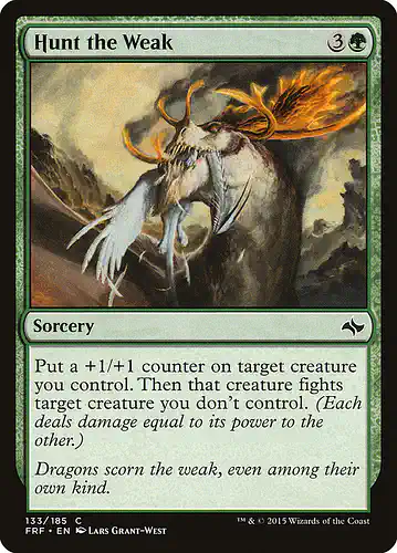 Hunt the Weak - frf Spoiler