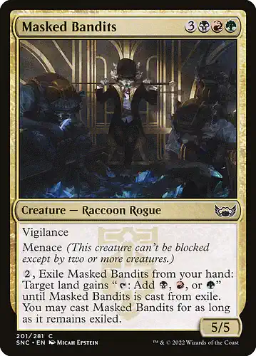 Masked Bandits - snc Spoiler