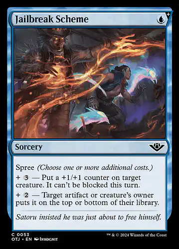 Jailbreak Scheme - otj Spoiler
