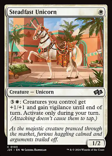 Steadfast Unicorn - j25 Spoiler