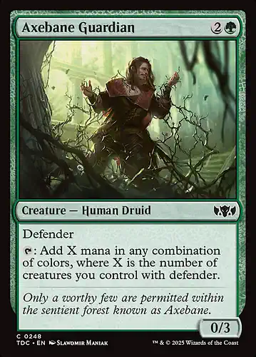 Axebane Guardian - tdc Spoiler