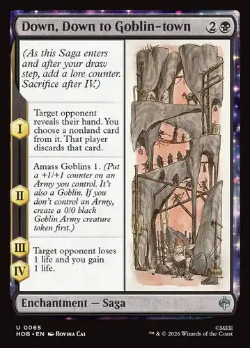 Down, Down to Goblin-town - hob Spoiler