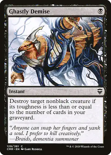 Ghastly Demise - cmr Spoiler