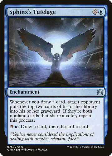 Sphinx's Tutelage - ori Spoiler