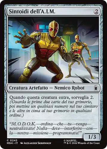 A.I.M. Synthoids - msh Spoiler