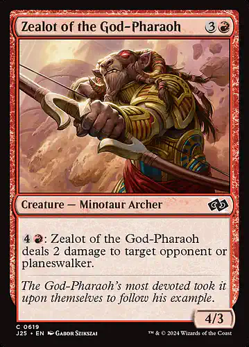 Zealot of the God-Pharaoh - j25 Spoiler