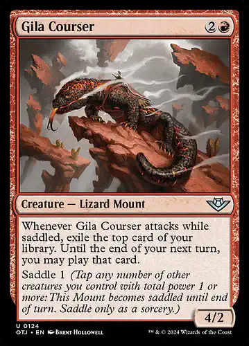 Gila Courser - otj Spoiler