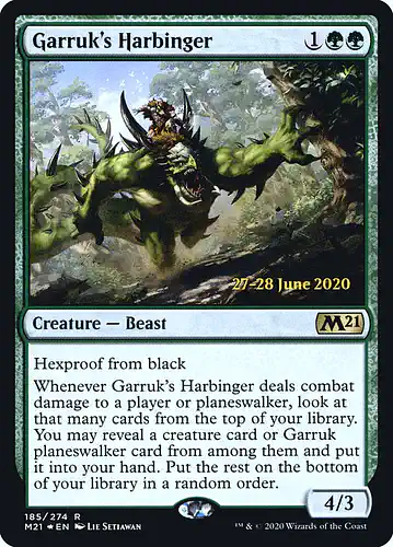 Garruk's Harbinger - m21 Spoiler