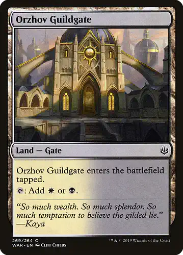 Orzhov Guildgate - war Spoiler