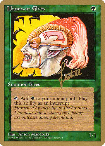 Llanowar Elves - ptc Spoiler