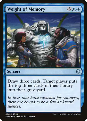 Weight of Memory - dom Spoiler