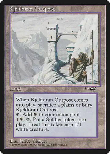 Kjeldoran Outpost - all Spoiler