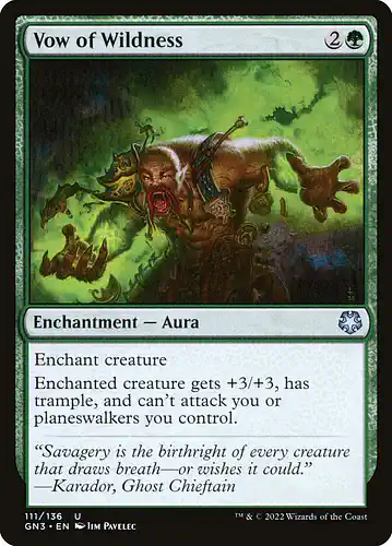 Vow of Wildness - gn3 Spoiler