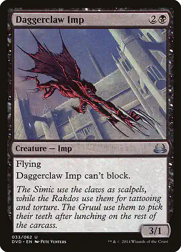 Daggerclaw Imp - dvd Spoiler