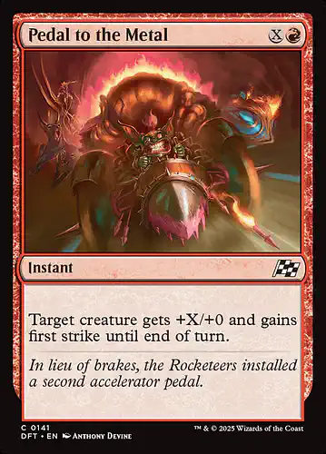 Pedal to the Metal - dft Spoiler
