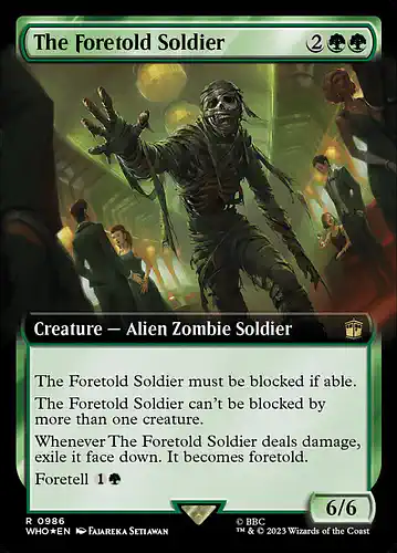 The Foretold Soldier - who Spoiler