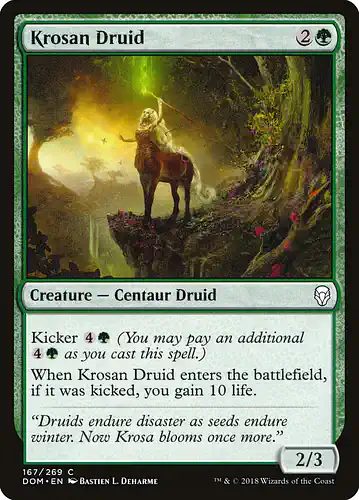 Krosan Druid - dom Spoiler
