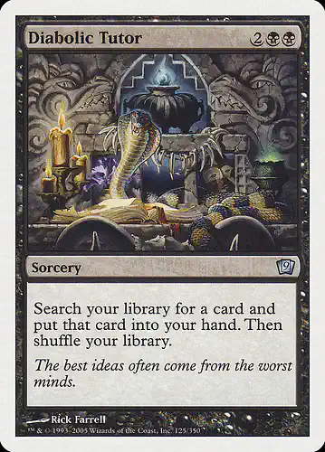 Diabolic Tutor - 9ed Spoiler