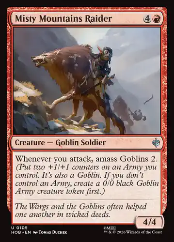 Misty Mountains Raider - hob Spoiler