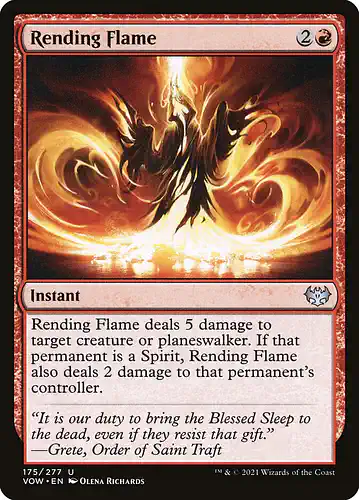 Rending Flame - vow Spoiler