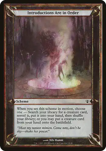 Introductions Are in Order - arc Spoiler