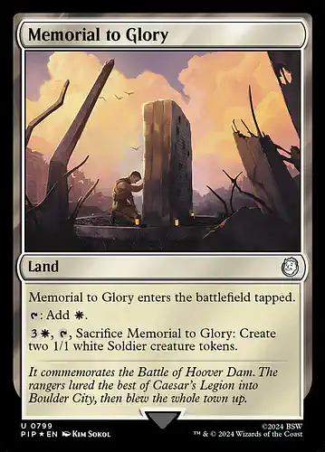Memorial to Glory - pip Spoiler