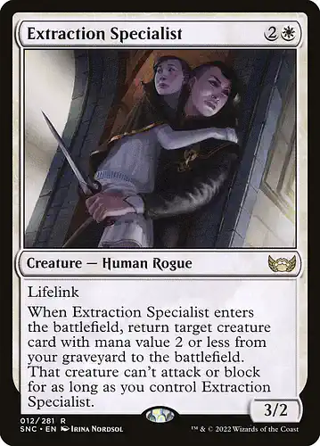 Extraction Specialist - snc Spoiler