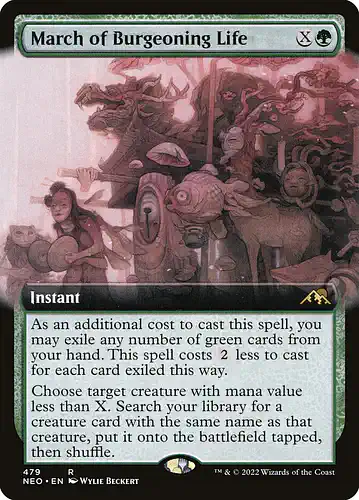 March of Burgeoning Life - neo Spoiler