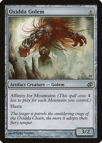 Oxidda Golem - dd2 Spoiler