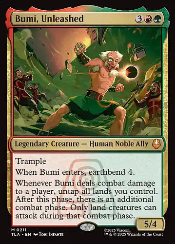 Bumi, Unleashed - tla Spoiler