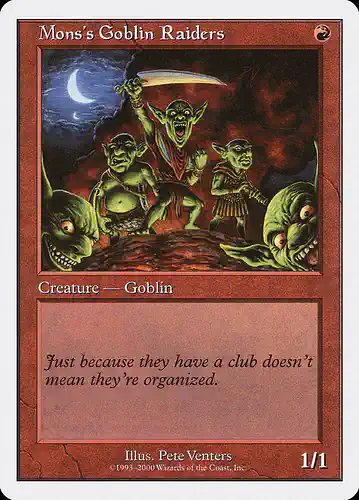 Mons's Goblin Raiders - s00 Spoiler
