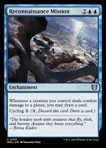 Reconnaissance Mission - woc Spoiler