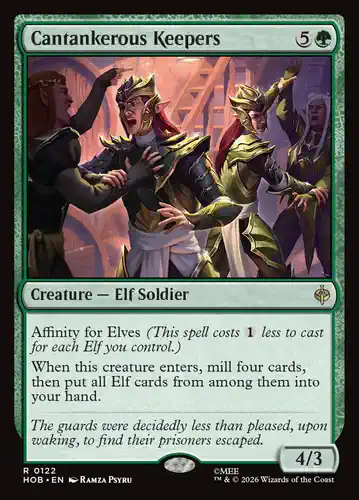 Cantankerous Keepers - hob Spoiler