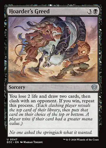 Hoarder's Greed - ecc Spoiler