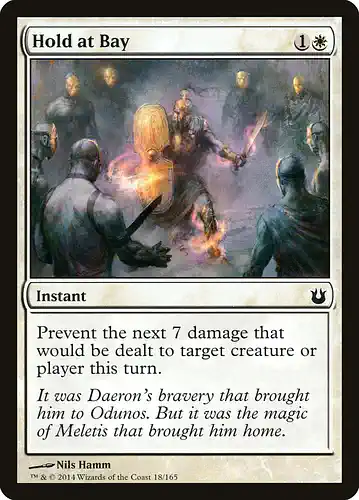 Hold at Bay - bng Spoiler