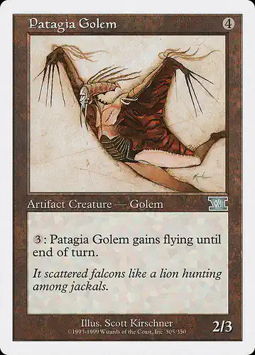 Patagia Golem - 6ed Spoiler