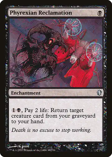 Phyrexian Reclamation - c13 Spoiler