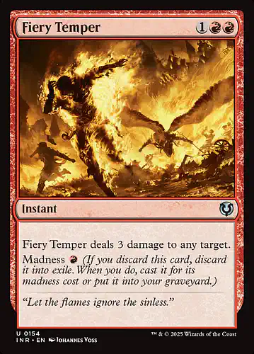 Fiery Temper - inr Spoiler