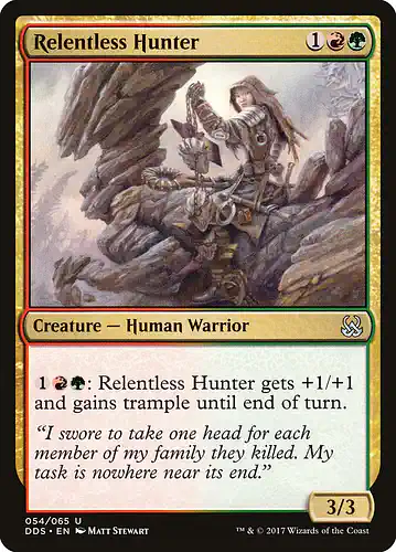 Relentless Hunter - dds Spoiler