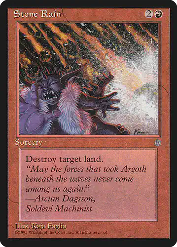 Stone Rain - ice Spoiler
