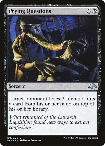Prying Questions - emn Spoiler