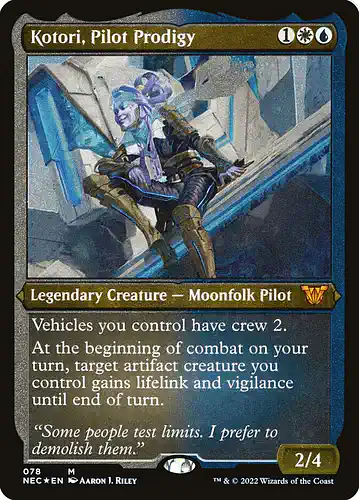 Kotori, Pilot Prodigy - nec Spoiler