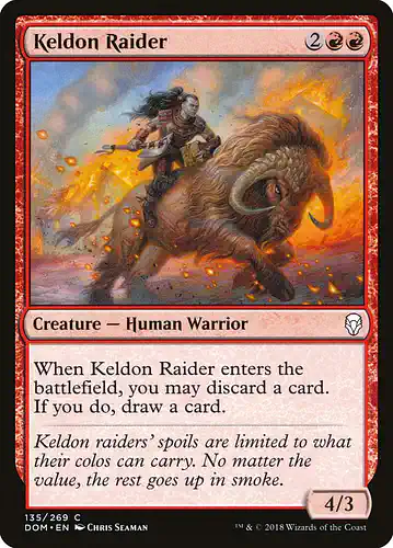 Keldon Raider - dom Spoiler