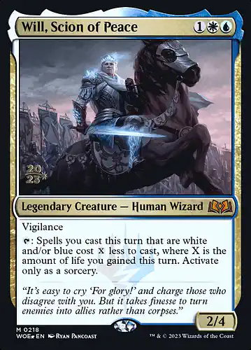 Will, Scion of Peace - woe Spoiler