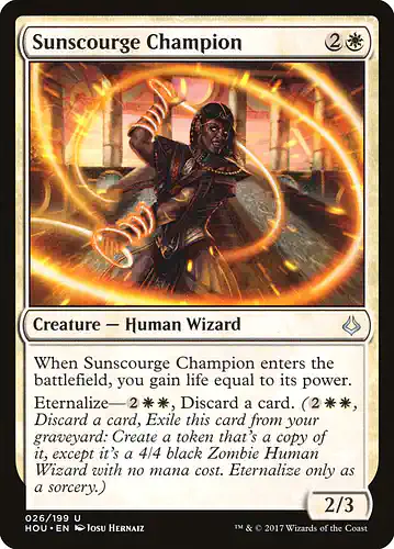 Sunscourge Champion - hou Spoiler
