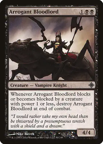 Arrogant Bloodlord - roe Spoiler