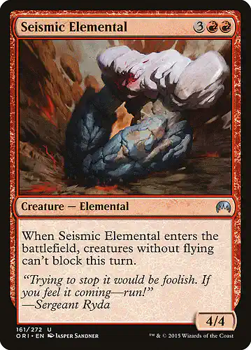 Seismic Elemental - ori Spoiler