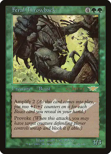 Feral Throwback - lgn Spoiler