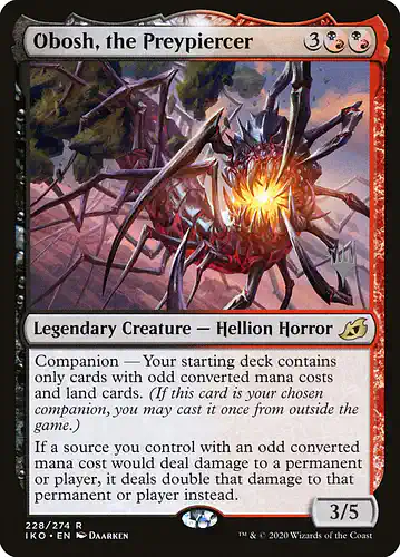 Obosh, the Preypiercer - iko Spoiler