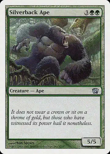 Silverback Ape - 8ed Spoiler